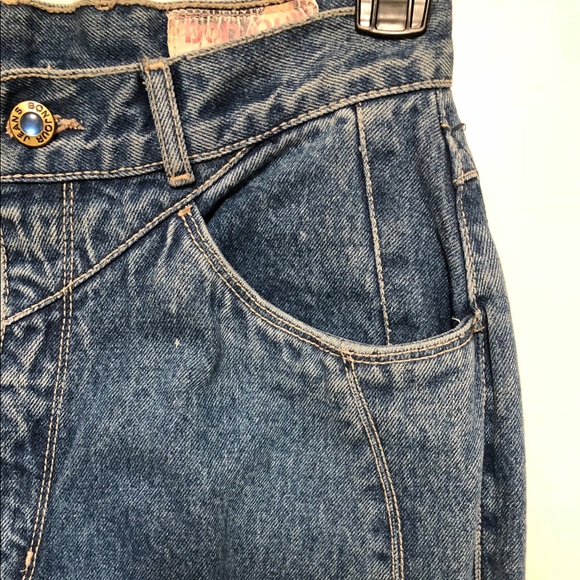 Vintage Bonjour High Waist Blue Jeans Sz10 - Picture 7 of 7
